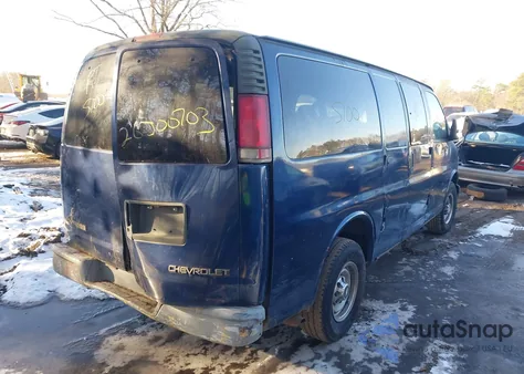 2001 Chevrolet Express from USA, damaged, VIN 1GAGG25R511171487